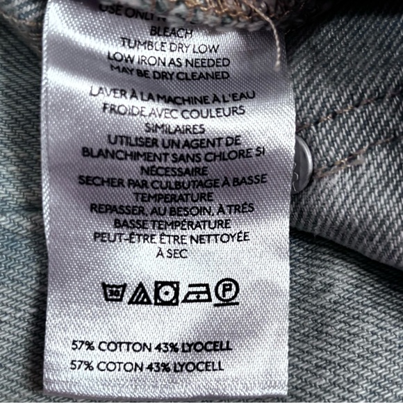 Free People We The Free Good Luck Mid Rise Barrel Denim Women’s Size 28 - Picture 12 of 12